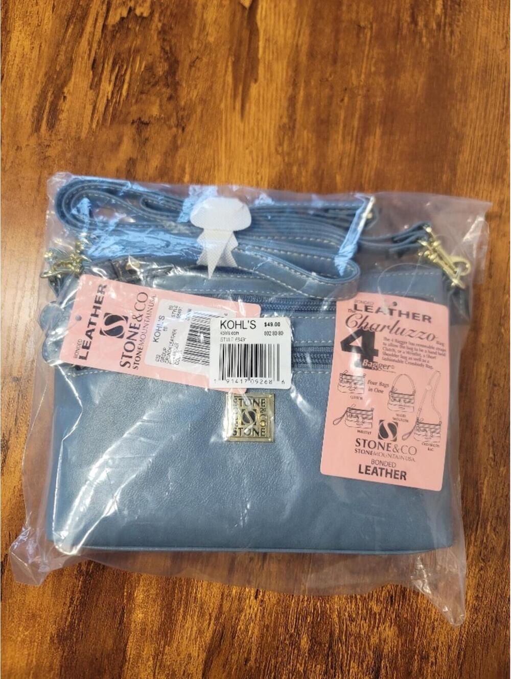 Blue Charluzzo Leather 4-Bagger Coastal Cowgirl Festival New